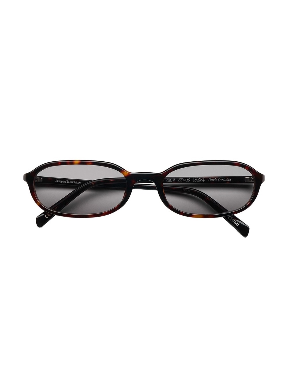 CHIMI Dark Tortoise Oval Sunglasses
